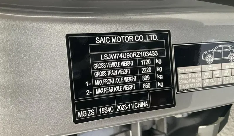 
								2024 MG ZS AZS1 MY24 Excite Silver 4 Speed Automatic Wagon full									