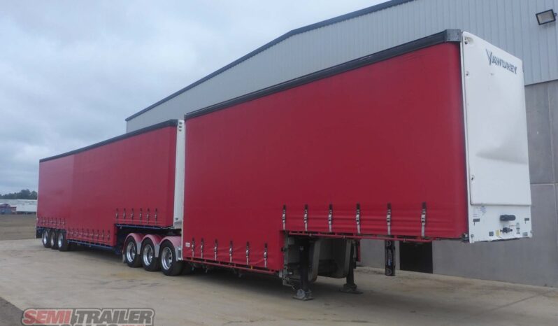 
								2015 Vawdrey 34 Pallet Double Dropdeck Curtainsider B Double SET With full									