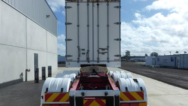 
2006 Barker 14 Pallet Rollback Swissliner A Trailer full									