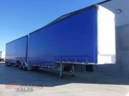 2007 Maxitrans Bogie 4.6M High Curtainsider B Double SET