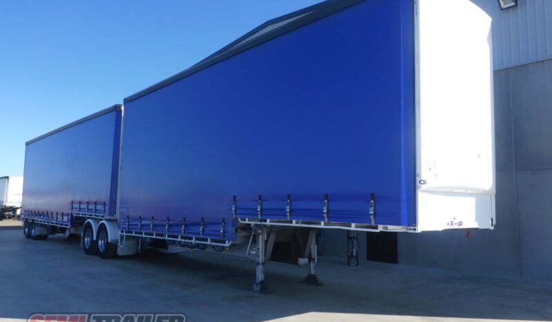 
								2007 Maxitrans Bogie 4.6M High Curtainsider B Double SET full									