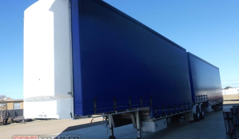 
								2007 Maxitrans Bogie 4.6M High Curtainsider B Double SET full									