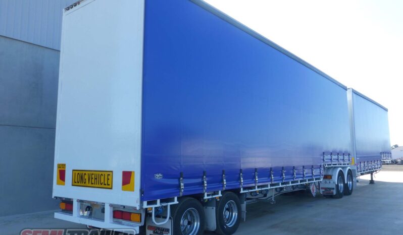 
								2007 Maxitrans Bogie 4.6M High Curtainsider B Double SET full									