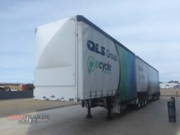 
2009 Vawdrey 34 Pallet Dropdeck Curtainsider B Double SET full									