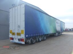 
2009 Vawdrey 34 Pallet Dropdeck Curtainsider B Double SET full									