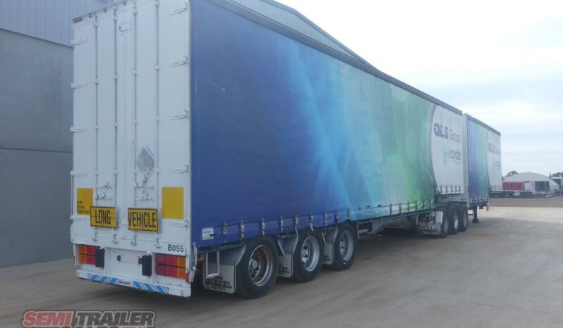 
2009 Vawdrey 34 Pallet Dropdeck Curtainsider B Double SET full									