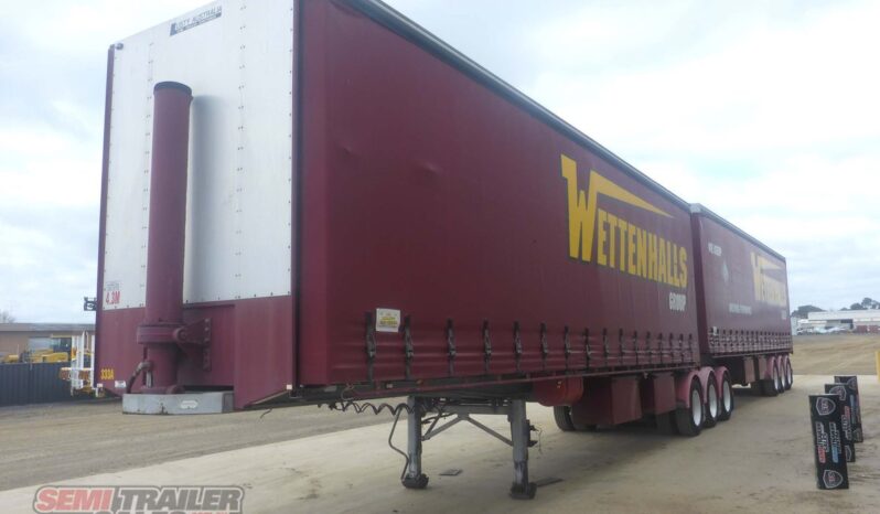 
2009 Lusty Tipping Curtainsider B Double SET Grain Chassis Tippers full									