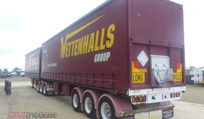 
2009 Lusty Tipping Curtainsider B Double SET Grain Chassis Tippers full									