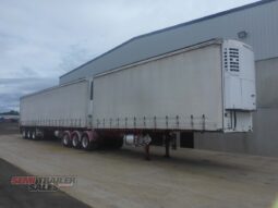 2006 Vawdrey 34 Pallet Refrigerated Curtainsider B Double SET