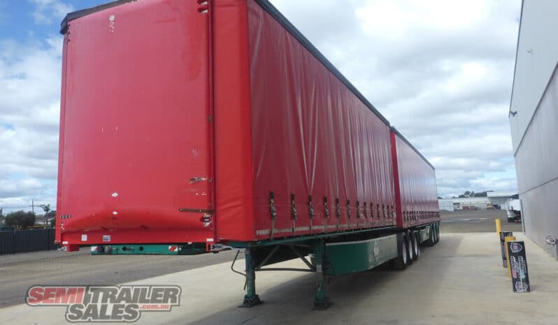 
								2009 Maxitrans 34 Pallet Curtainsider B Double SET Rollback A Trailer full									