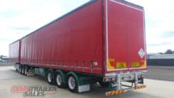 
										2009 Maxitrans 34 Pallet Curtainsider B Double SET Rollback A Trailer full									