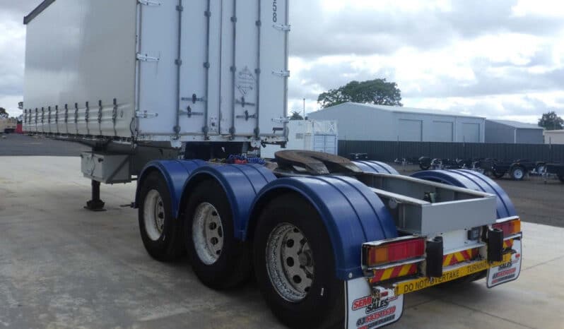 
								2001 Vawdrey 12 Pallet Curtainsider Rollback A Trailer full									