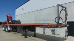 2004 Krueger 40FT FLAT TOP With Fassi Hydraulic Crane