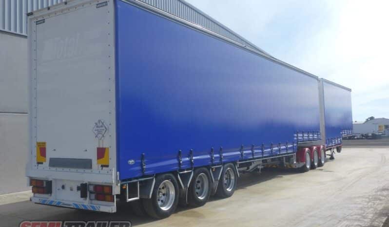 
								2014 Vawdrey Vawdrey 34 Pallet Dropdeck Curtainsider B Double SET With full									