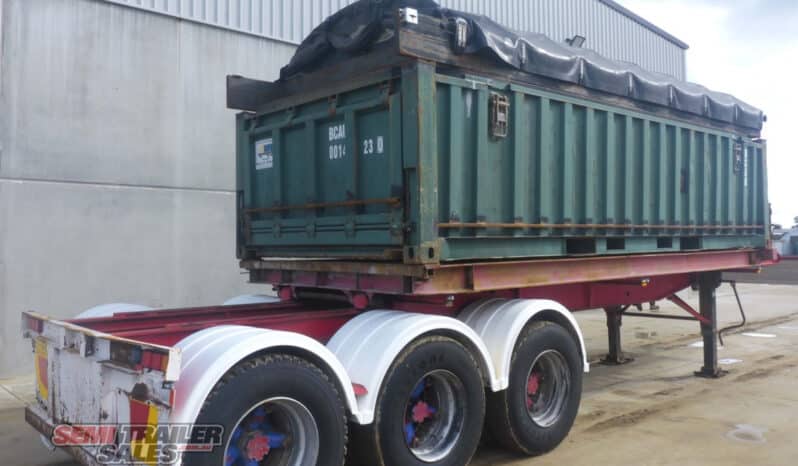 
								1989 Krueger 20FT Retractable Tipping Skel With Container BI full									