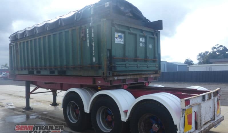 
								1989 Krueger 20FT Retractable Tipping Skel With Container BI full									