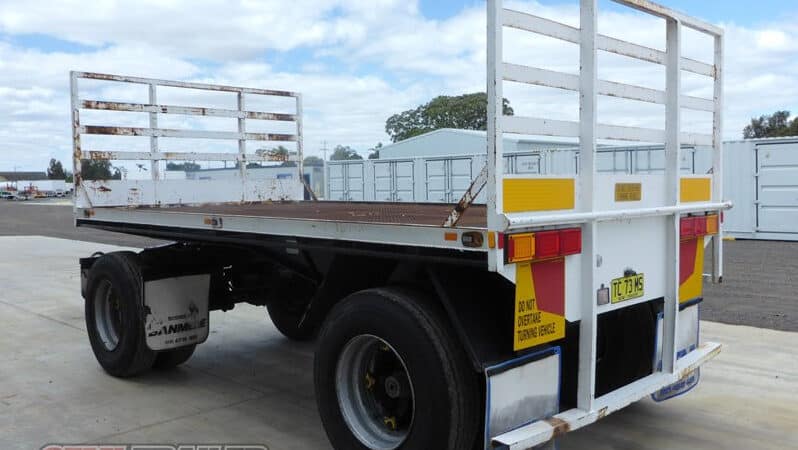 
								1996 Custom Banmere FLAT TOP DOG Trailer full									