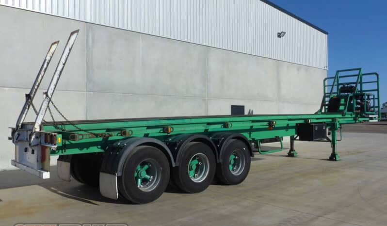 
								1983 Krueger Skid OFF FLAT TOP Trailer full									