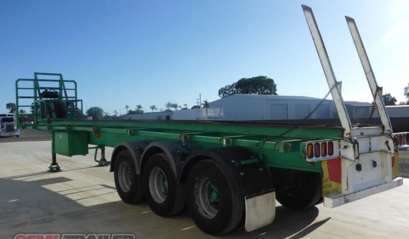 
								1983 Krueger Skid OFF FLAT TOP Trailer full									