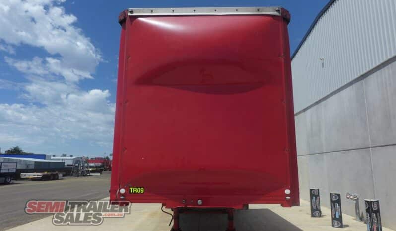 
								2009 Barker 12 Pallet FLAT Deck Curtainsider A Trailer full									