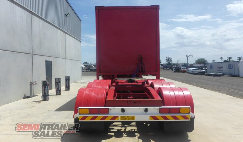 
								2009 Barker 12 Pallet FLAT Deck Curtainsider A Trailer full									