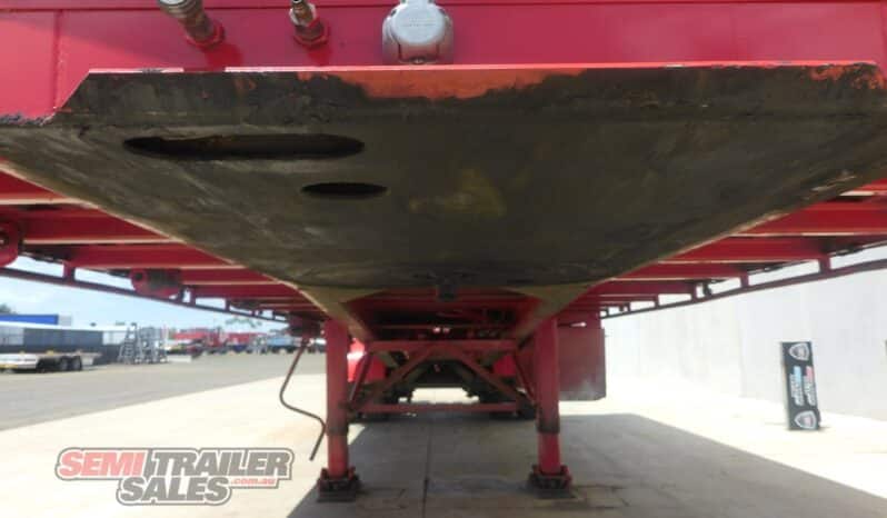 
								2009 Barker 12 Pallet FLAT Deck Curtainsider A Trailer full									