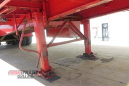 
										2009 Barker 12 Pallet FLAT Deck Curtainsider A Trailer full									