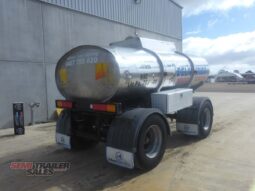 
2001 Custom 4,000 Litre Aluminium DOG Tanker full									