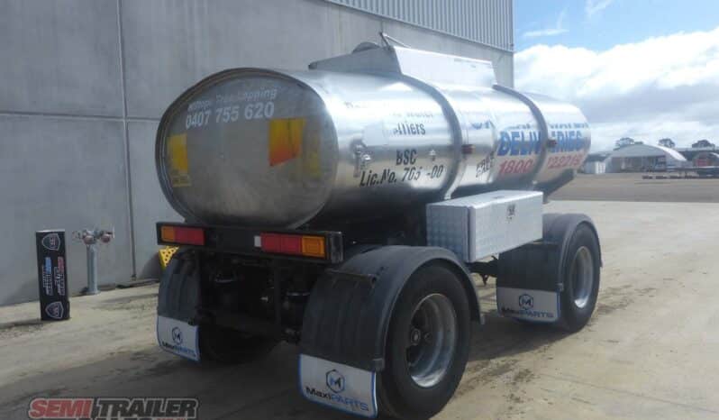
2001 Custom 4,000 Litre Aluminium DOG Tanker full									