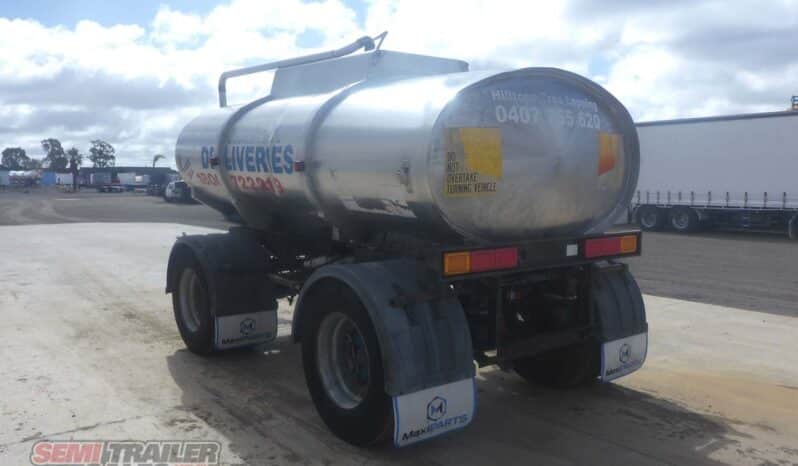 
2001 Custom 4,000 Litre Aluminium DOG Tanker full									