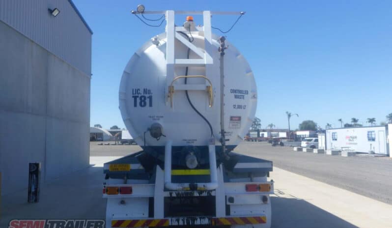 
								2012 Shephard Vacuum DOG Trailer full									