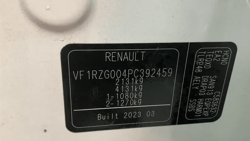 
								2023 Renault Koleos ZGH MY23 Life (4×2) White Continuous Variable Wa full									