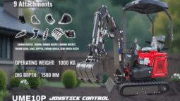 New UME10P + 9 Attachment package – 10 hp Koop Engine