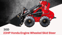 New UHI 30D Mini Wheeled Skid Steer