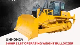 New UHI-DH24 248hp Rated Power 23.8T operation weight Bulldozer