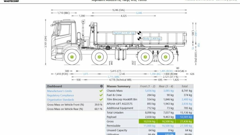2024 New Fuso Canter Hook Lift Truck