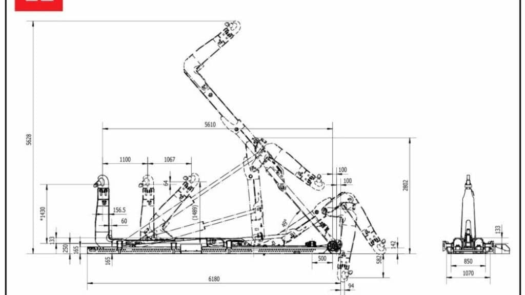 2024 New Fuso Canter Hook Lift Truck