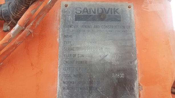 2007 Used Sandvik LH621 Loaders