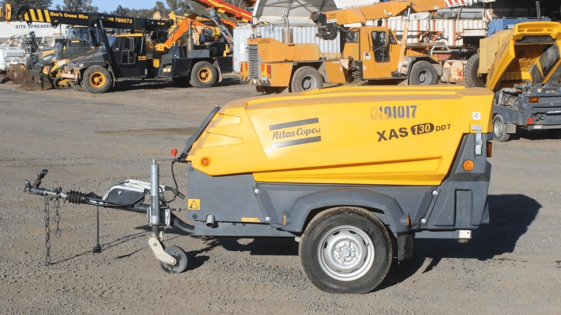 2015 Used Atlas Copco XAS130DD7 Air Compressors