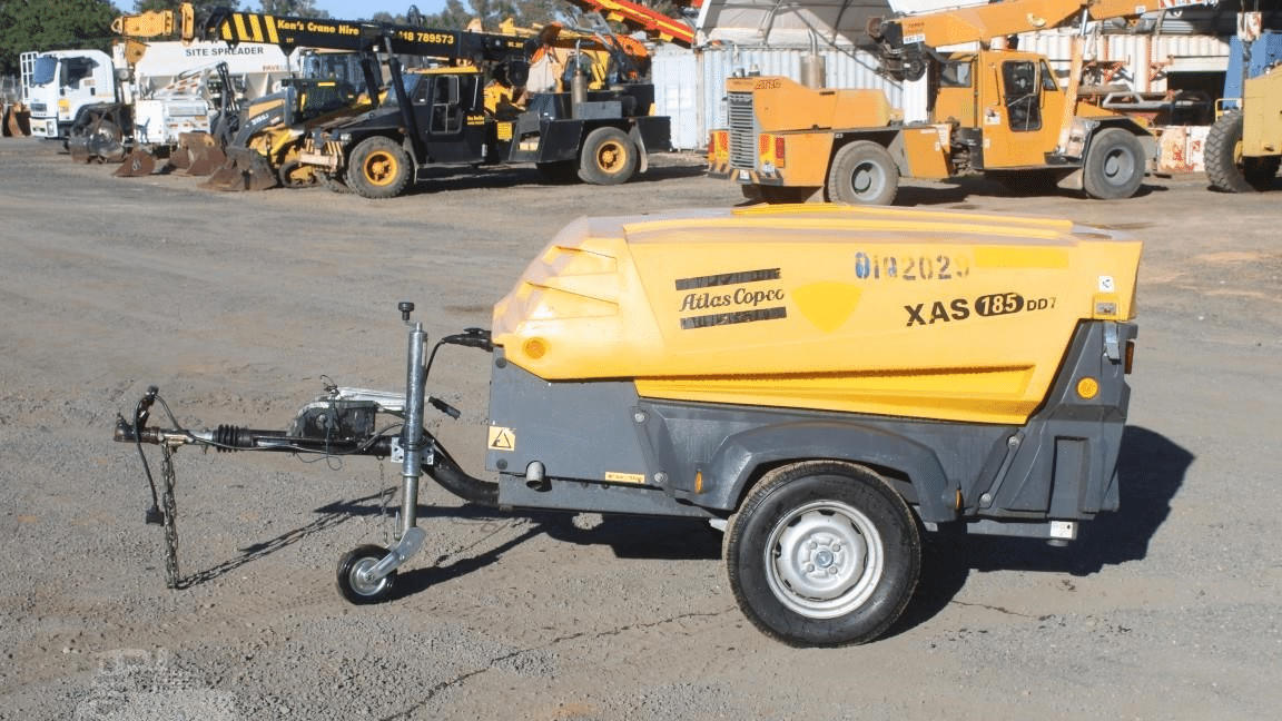 2014 Used Atlas Copco XAS185DD7 Air Compressors