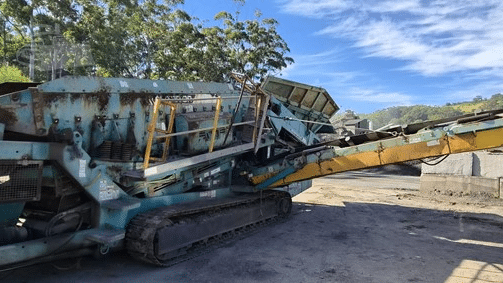 2008 Used Powerscreen Warrior 1800 Screening Plants