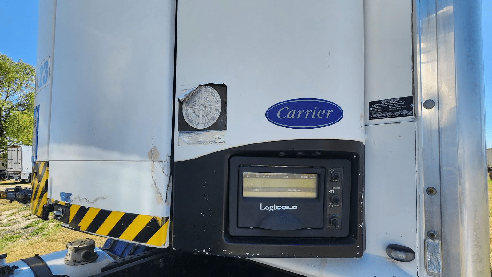 2008 Used Vawdrey Refrigerated Trailer