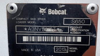 2013 Used Bobcat S650 Skid Steers