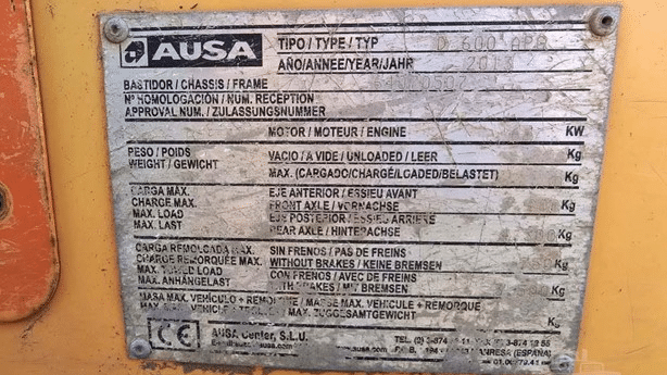 2013 Used Ausa D600APG Dumpers