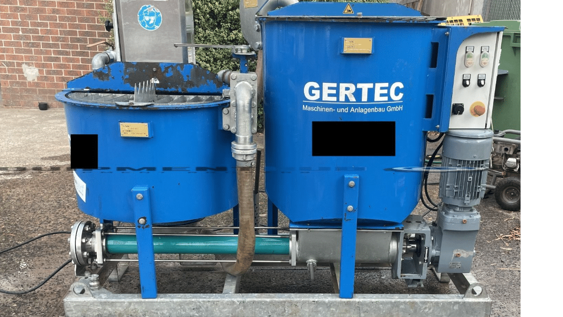 Used Gertec IS-38E Grout Unit Ground Support