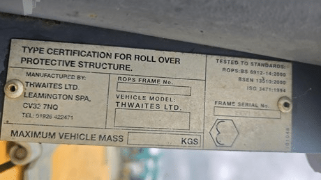 2015 Used THWAITES ALLDRIVE 6 Dumpers