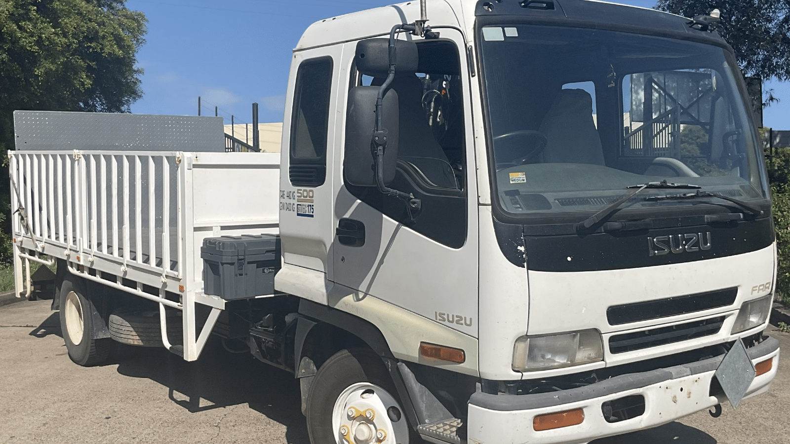 2001 Used Isuzu FFR Forward Crane Truck