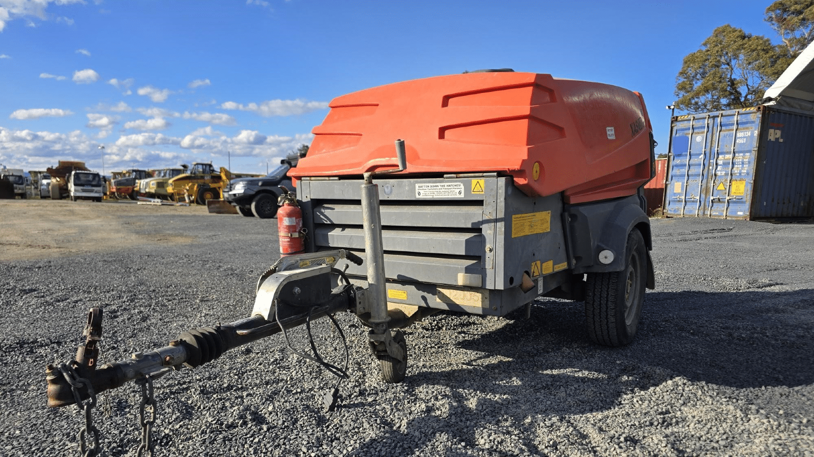 2010 Used Atlas Copco XAS130DD7 Air Compressors