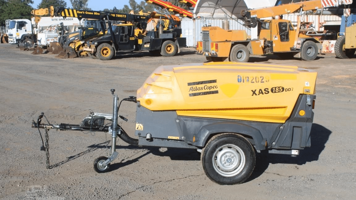2015 Used Atlas Copco XAS185DD7 Air Compressors