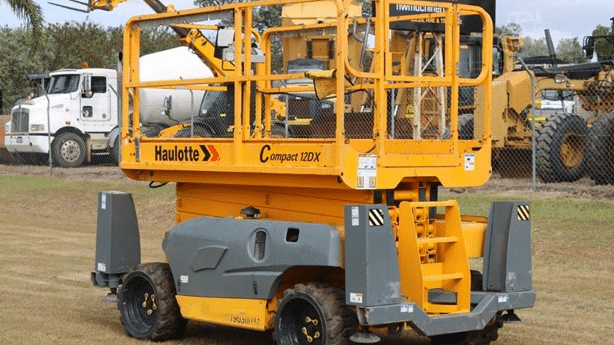2014 Used Haulotte Compact 12DX Scissor Lifts